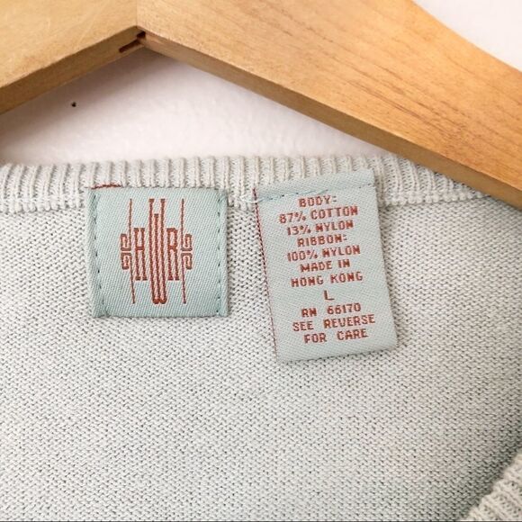 Anthropologie HWR Mint Green Ribbon Cardigan - Picture 7 of 7